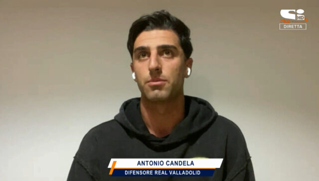 Antonio Candela, difensore del Valladolid in prestito dal Venezia, in diretta a Sportitalia