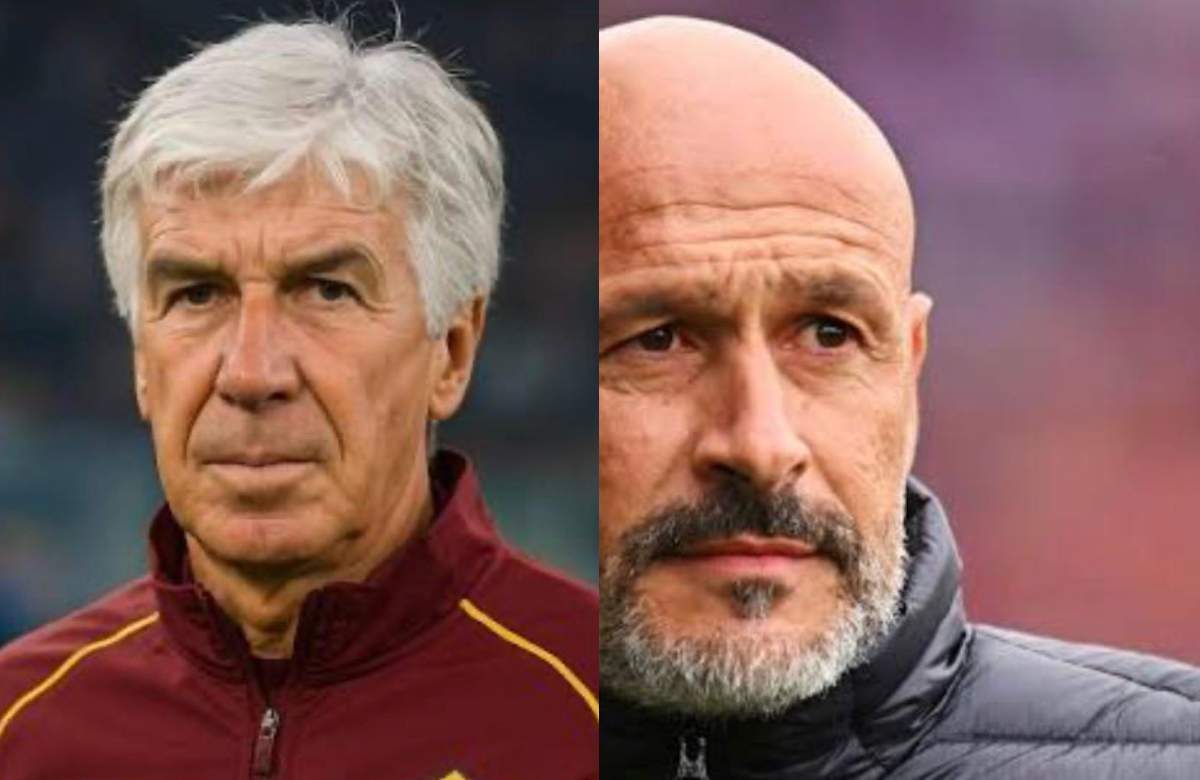 Gian Piero Gasperini e Vincenzo Italiano, rispettivamente allenatori di Roma e Bologna