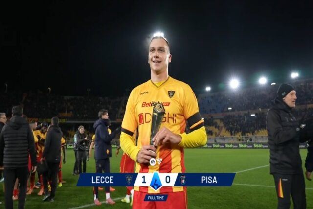 Stulic decisivo per il Lecce contro il Pisa