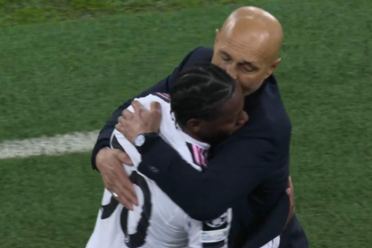 Luciano Spalletti e Jonathan David, allenatore e attaccante Juventus